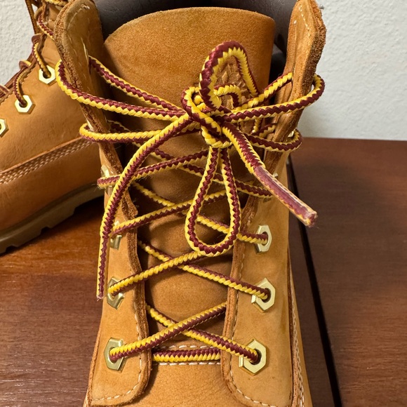 TIMBERLAND Women's Wheat Nubuck Linden Woods Waterproof Boots Size 8.5 - Picture 4 of 10